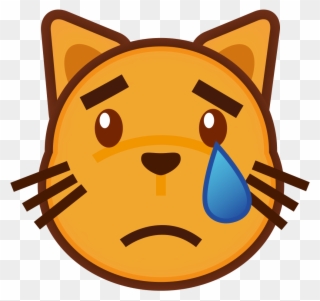 Clipart Cat Crying File Peo Face Svg Wikimedia Commons - Ginger Cat Crying Clipart - Png Download