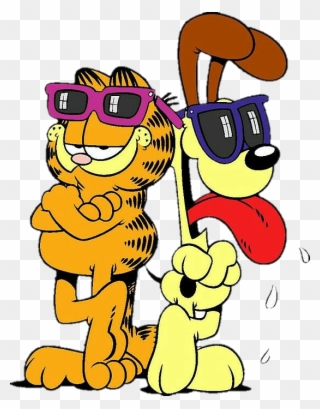 Garfield And Odie - Garfield And Odie Cartoon Clipart