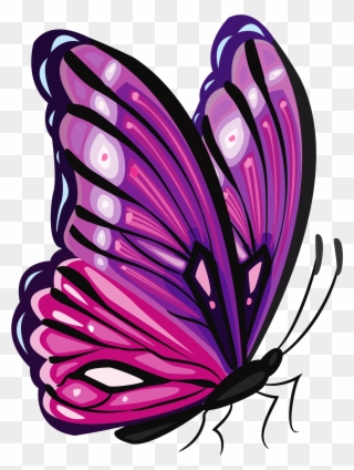Clip Transparent Download Png Picture Gallery Yopriceville - Purple Butterfly Clip Art