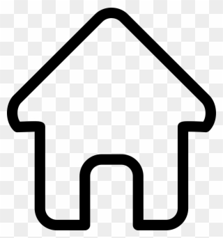 House Outline Clip Art At Clkercom Vector Clip Art - Home Outline Icon Png Transparent Png
