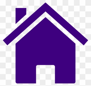 Free Clipart Of A Horse Simple House Clipart Illustration - Purple House Clip Art - Png Download