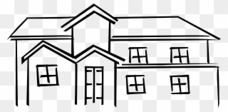 Old House Clipart Transparent - Residence Clipart - Png Download