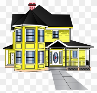 Big House House Clip Art - Png Download