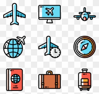 Aviation - Cyber Security Icon Clipart
