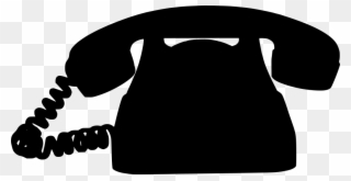 Telephone Clip Black And White Download - Even My Phone Misses Your Call - Png Download
