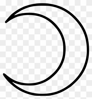 952px Crescent - Media Luna Dibujo Clipart
