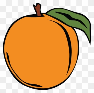 Discover Ideas About Orange Fruit - Peach Clip Art - Png Download