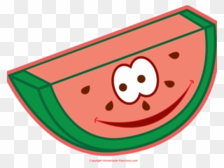 Orange Fruit Clipart Happy - Happy Water Melon - Png Download