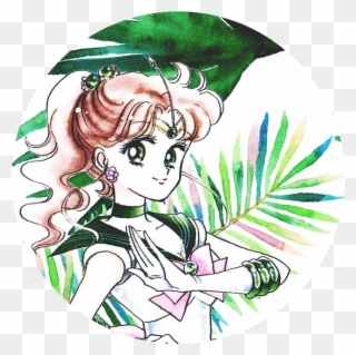 紫色 Vaporwave Aesthetic Girl Animegirl Anime Sailormoon - Sailor Jupiter Clipart