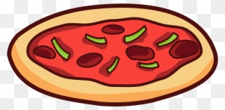 Clipart Of Pizza, Pizza By And American Food - Food Kartun - Png Download