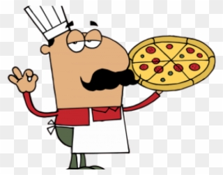 Cartoon Pizza Chef Png Clipart