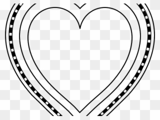 Pizza Clipart Heart Shape - Coloring Pages Hjärta - Png Download
