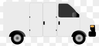 Minivan Ford Transit Courier Car Volkswagen Type - Van Illustration Png Clipart