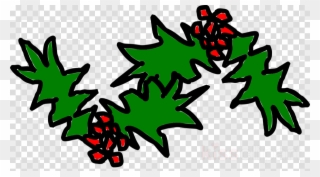 Download Xmas Holly Clipart Christmas Day Christmas - Transparent Christmas Tree Decal - Png Download