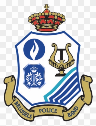 Logo From The Brussels Police Band - Brussels Police Clipart