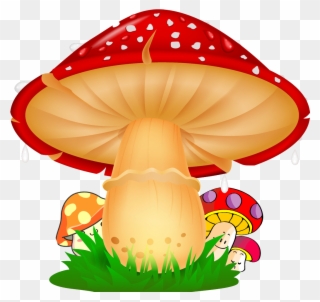 And Paternity Mushroom Sealless Illustration Creative - Mushroom Cartoon Vector Clipart