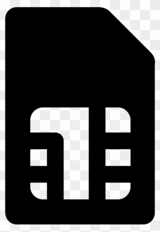 Sim Card Icon Clipart