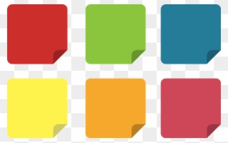 Transparent Post Its - Sticky Notes Icon Clipart