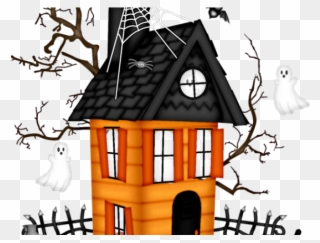 Haunted Clipart Cabin - Clipart House Of Halloween - Png Download