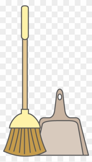 A Broom - ほうき ちりとり イラスト Clipart