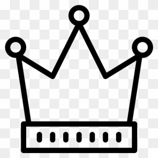The Icon For Fairytale Looks Like A Crown That A King - Crown Icon Line Clipart