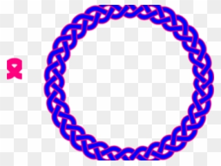 Celtic Knot Clipart Blue - Blue Circle Frame Png Transparent Png