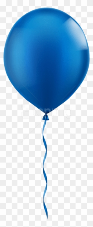 Free Png Download Single Blue Balloon Png Images Background - Blue Balloon Clip Art Transparent Png