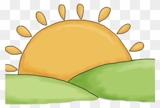 Sunrise Clipart Clip Art - Sunrise Cartoon Clip Art - Png Download