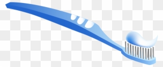 Toothbrush Png Image Transparent - Escova De Dentes Desenho Azul Clipart