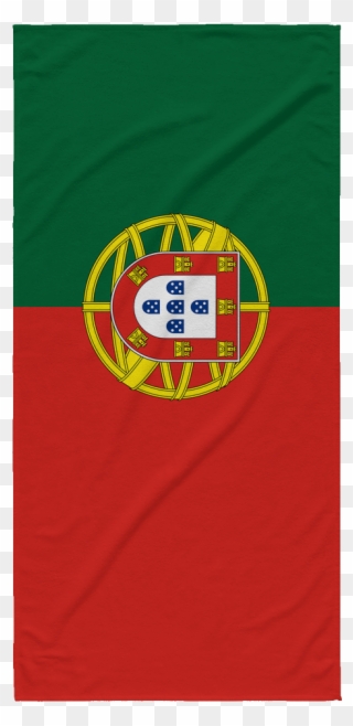 Portuguese Flag Beach Towel - Portugal Flag Clipart