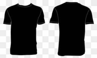 Black Shirt Template Png Clipart