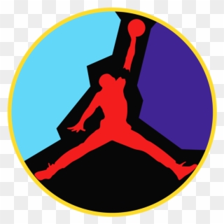 Jumpman Broken Arm - Black And Gold Jordan Logo Clipart
