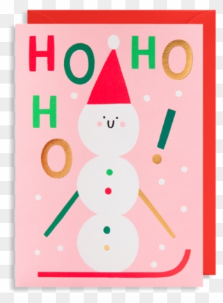Ho Ho Ho - Christmas Card Clipart
