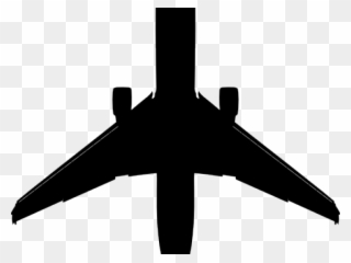 Aircraft Clipart Svg - Plane Silhouette - Png Download