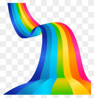 Straight Rainbow Png - Rainbow Road No Background Clipart