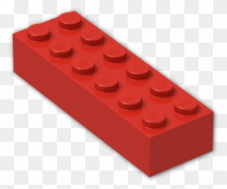 800 X 600 2 0 0 - Lego 2x8 Red Clipart