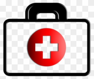Red Cross Clipart Doctor Appointment - First Aid Kit Clipart Transparent - Png Download