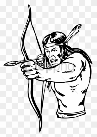 Free Png Native American Bow And Arrow Drawing Png - Native American Bow And Arrow Drawing Clipart