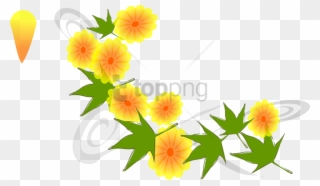 Free Png Inspired Yellow, Flower, Flowers, Japanese, Clipart