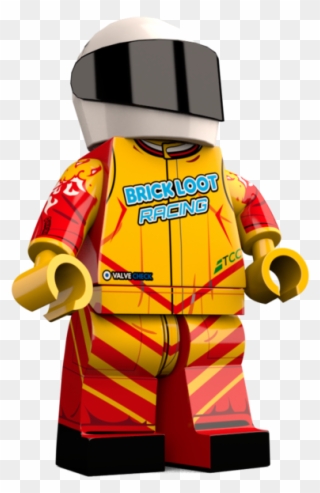Exclusive Brick Loot Page Racer Custom Minifigure Ⓒ - Baby Toys Clipart