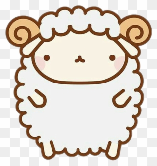 #sheep #lamb #kawaii #anime #freetoedit - Kawaii Sheep Png Clipart