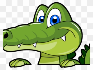 Alligator Clipart Bite Cartoon - Alligator Kids - Png Download