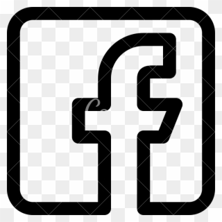 Facebook Logo Icons By Canva - Facebook White Logo Vector Clipart