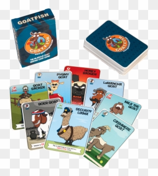 Goatfish Is A Funny And Quick Game Of Memory, Set Collection, - Tabletop Game Clipart