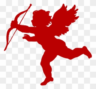 Cupid Arrow Png Transparent Image - Valentines Day Cupid Clipart