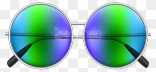 Free Png Download Round Sunglasses Clipart Png Photo - Hippie Sunglasses Clipart Transparent Png