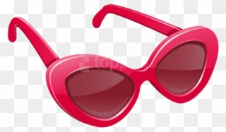 Free Png Download Pink Sunglasses Clipart Png Photo - Oculos De Sol Vermelhos Transparent Png