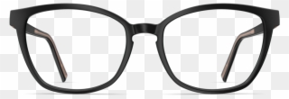 Transparent Frames Glasses - Teal Womens Eyeglass Frame Clipart