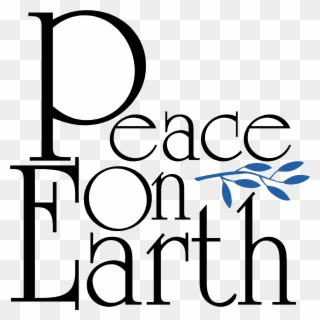 Logo Transparent Svg Vector - Words Peace On Earth Clipart