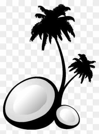Palm Tree Set Png - Island Time Clipart